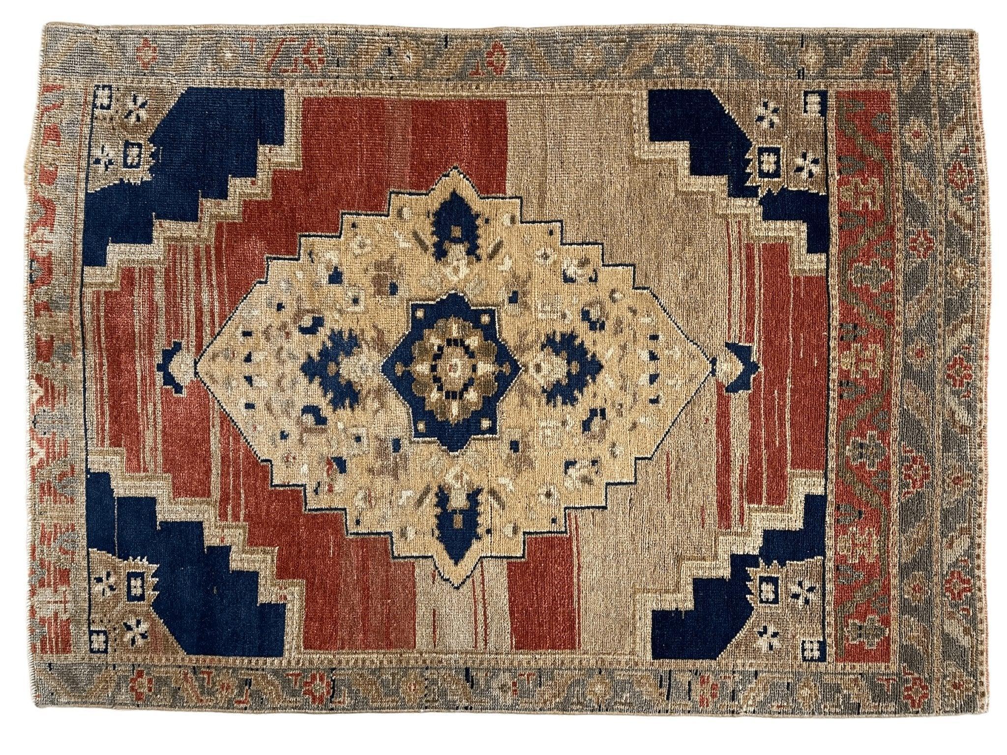 Exquisite handmade oushak rug 3'7''x5' Rugistan