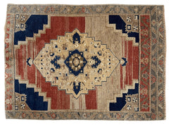 Exquisite handmade oushak rug 3'7''x5' Rugistan