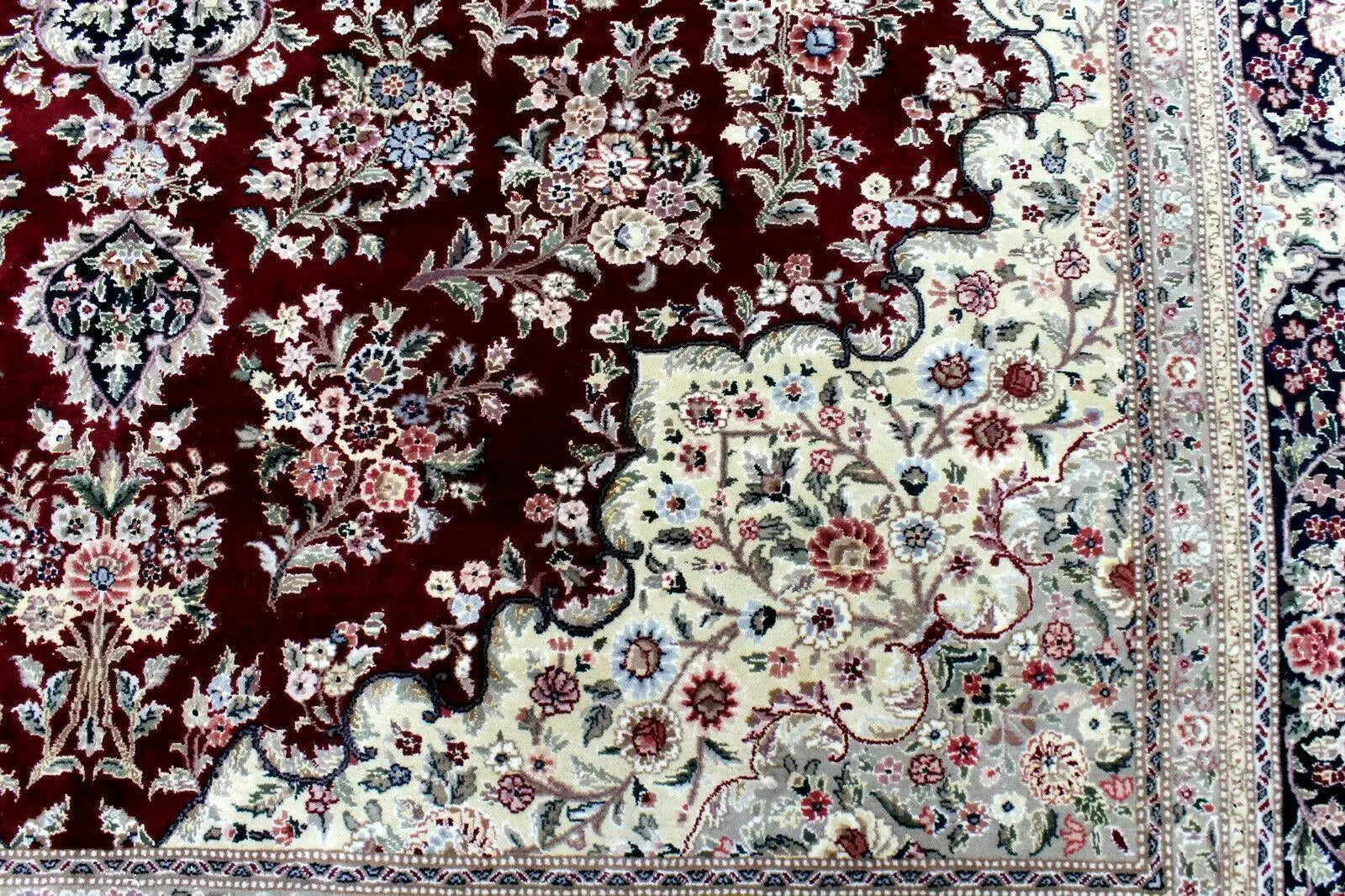 Exquisite Mint Hand-Knotted Peshawar Oriental Wool Rug – 9' x 12' Rugistan