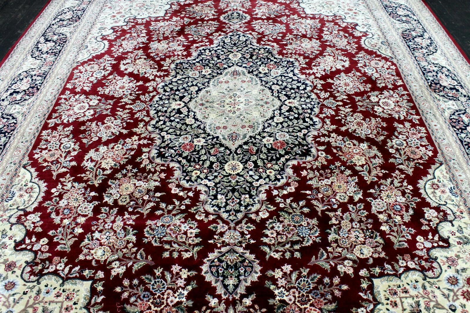 Exquisite Mint Hand-Knotted Peshawar Oriental Wool Rug – 9' x 12' Rugistan