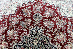 Exquisite Mint Hand-Knotted Peshawar Oriental Wool Rug – 9' x 12' Rugistan