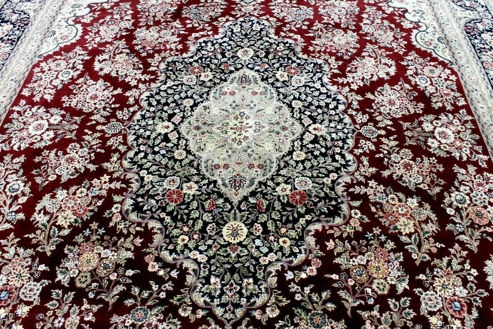 Exquisite Mint Hand-Knotted Peshawar Oriental Wool Rug – 9' x 12' Rugistan