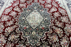 Exquisite Mint Hand-Knotted Peshawar Oriental Wool Rug – 9' x 12' Rugistan