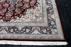 Exquisite Mint Hand-Knotted Peshawar Oriental Wool Rug – 9' x 12' Rugistan
