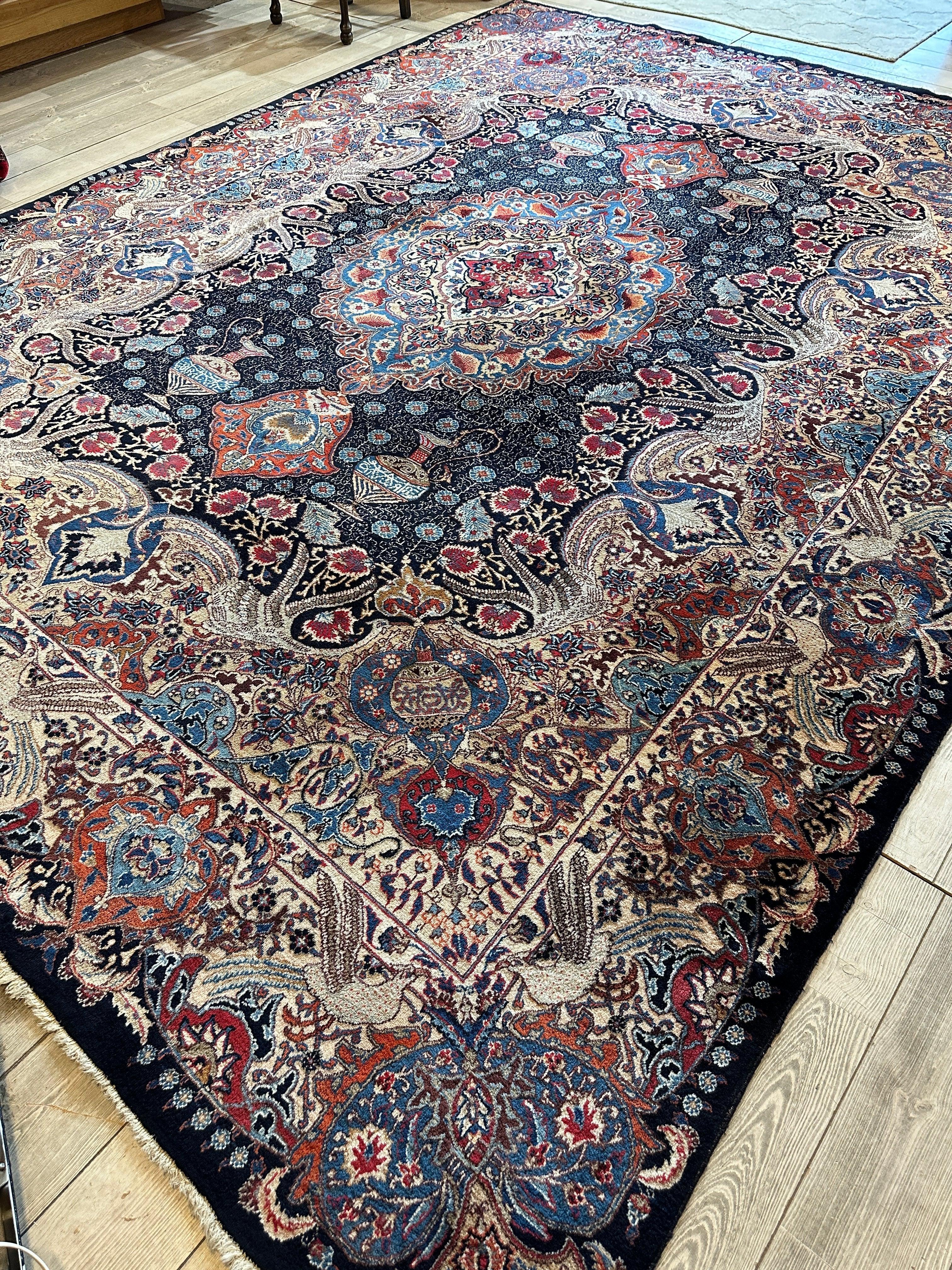 Exquisite Persian Kashmar Rug 9’11” x 13’3” Rugistan