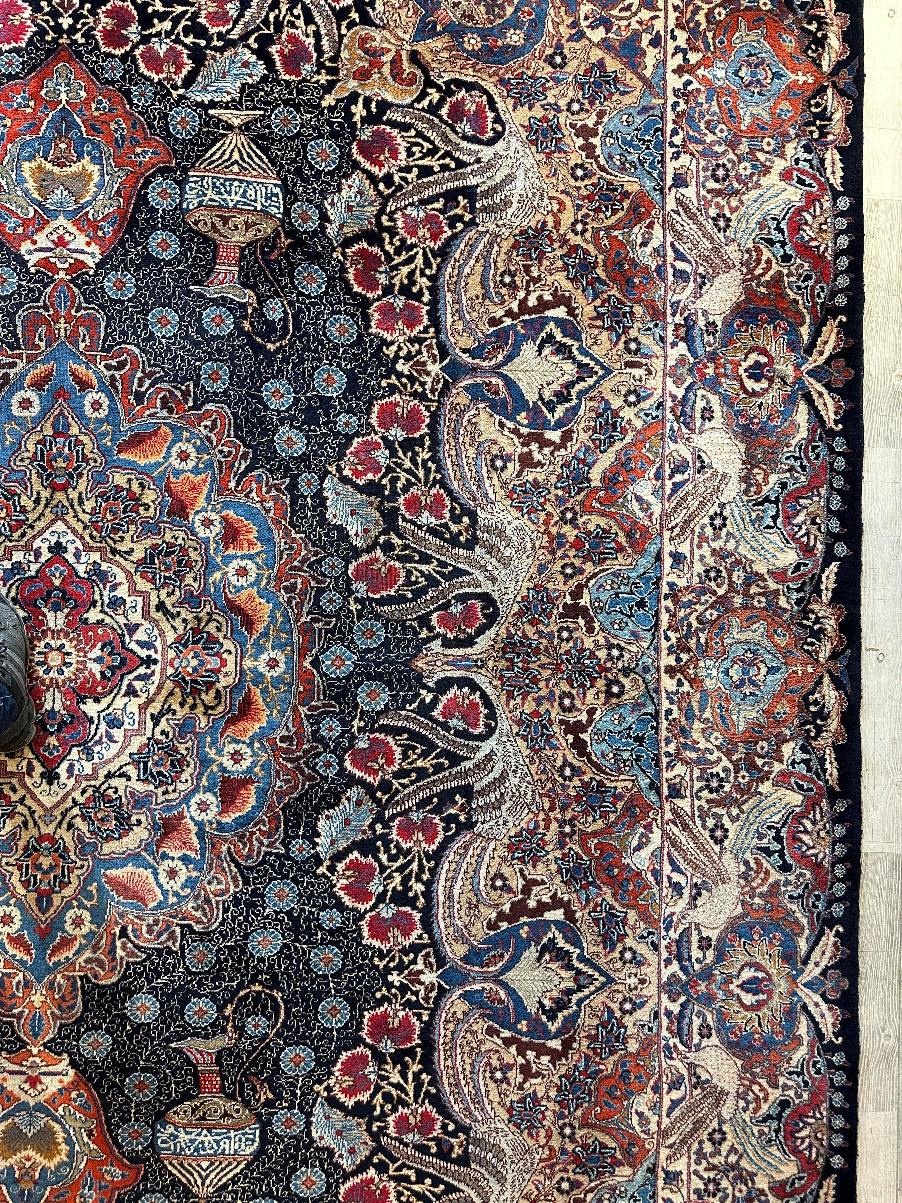 Exquisite Persian Kashmar Rug 9’11” x 13’3” Rugistan
