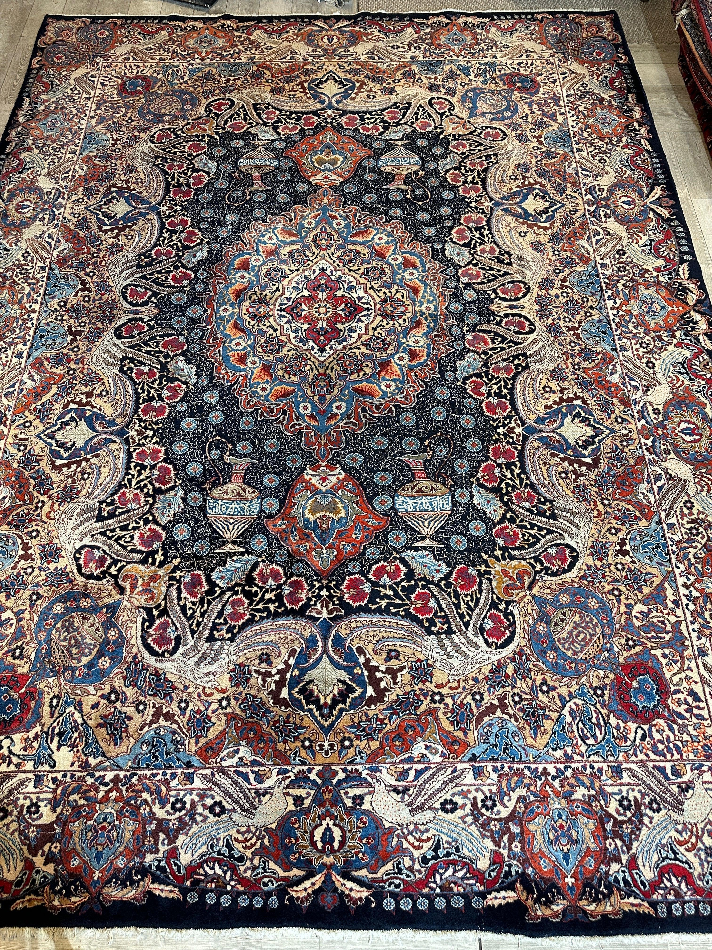 Exquisite Persian Kashmar Rug 9’11” x 13’3” Rugistan