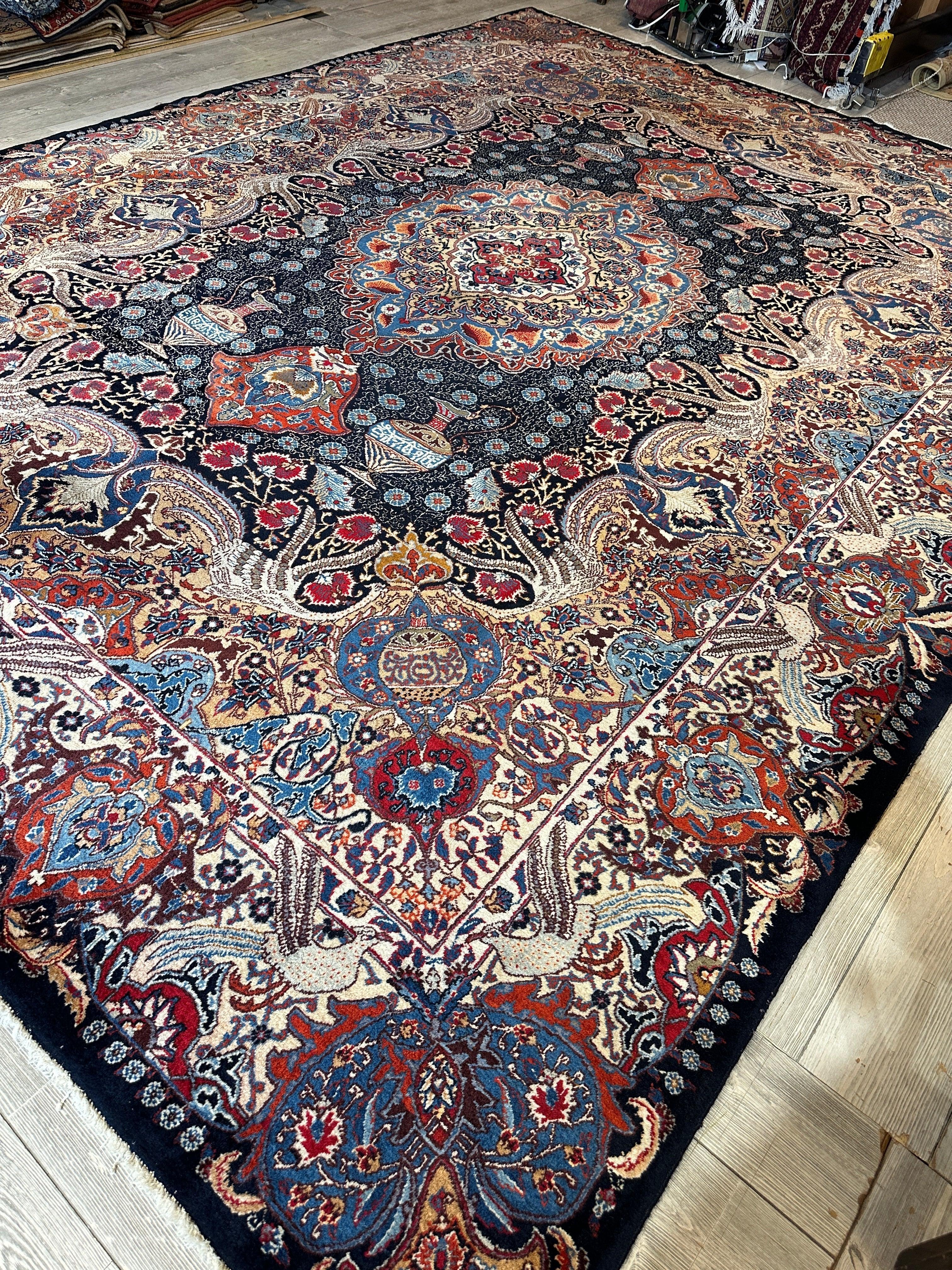 Exquisite Persian Kashmar Rug 9’11” x 13’3” Rugistan