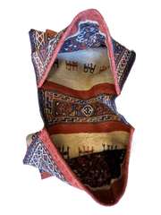 Exquisite Persian Qashqai Nomadic Vintage Khorjin ‘Saddle bag’ Rugistan