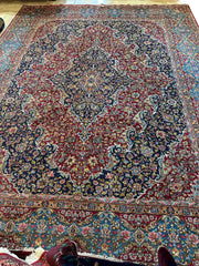 Exquisite Persian Vintage Medalian Rug 10 x 13 Rugistan