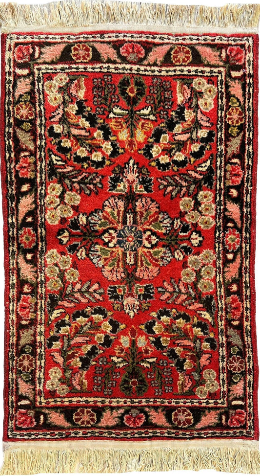 Exquisite Small Sarouk Rug 1'10''x3 Ft Rugistan