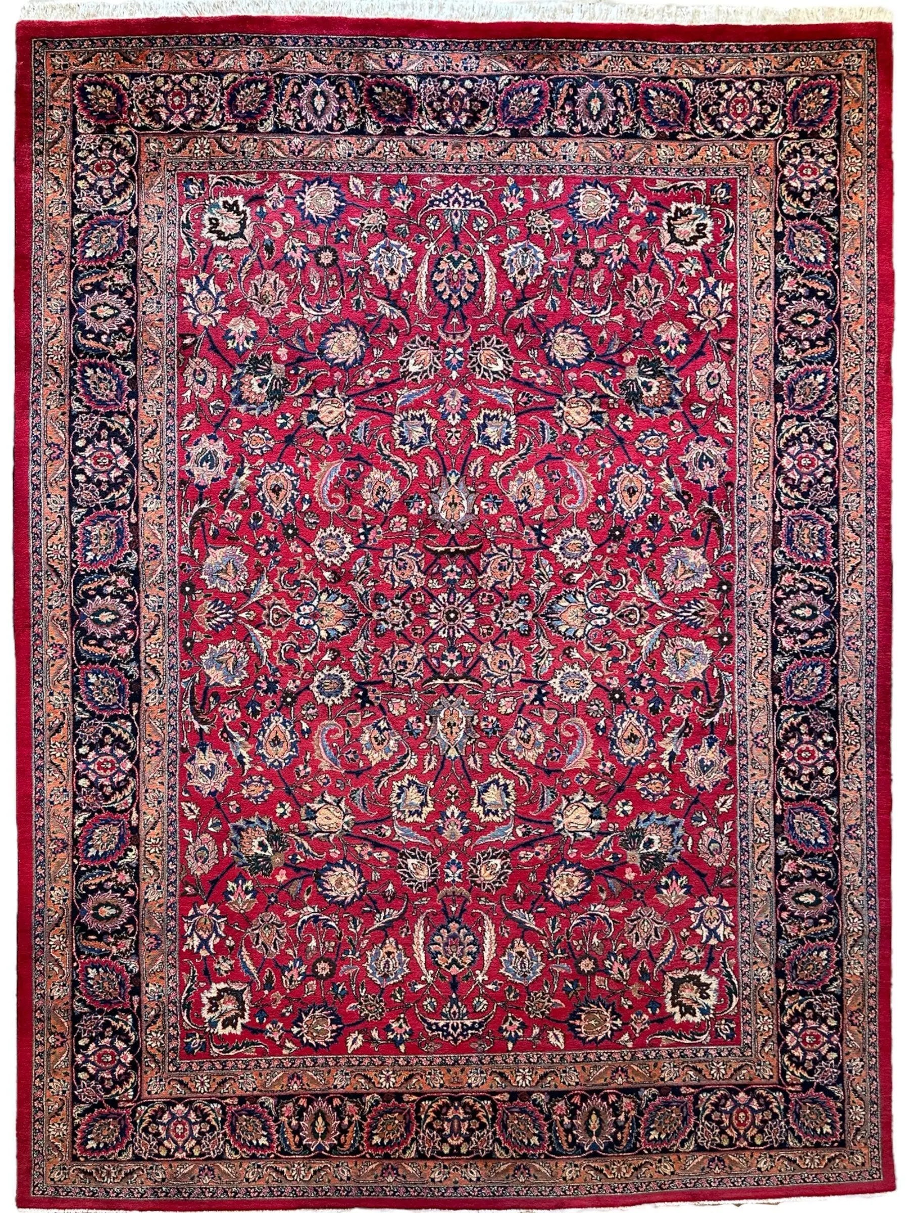 Fine Allover Persian Mashhad Rug 8’2”x11’6” Rugistan