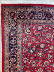 Fine Allover Persian Mashhad Rug 8’2”x11’6” Rugistan