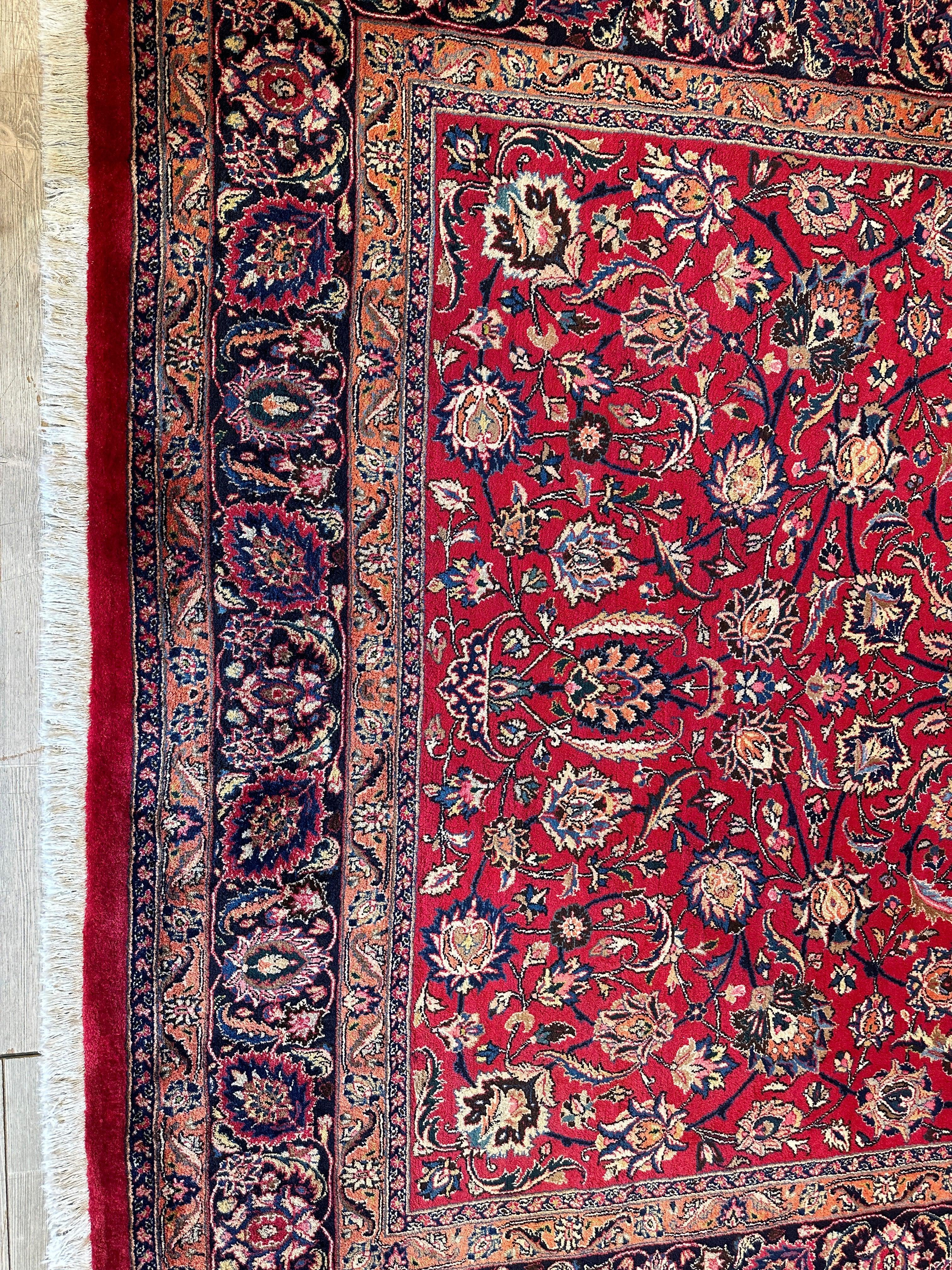 Fine Allover Persian Mashhad Rug 8’2”x11’6” Rugistan