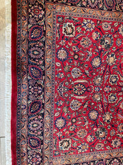 Fine Allover Persian Mashhad Rug 8’2”x11’6” Rugistan