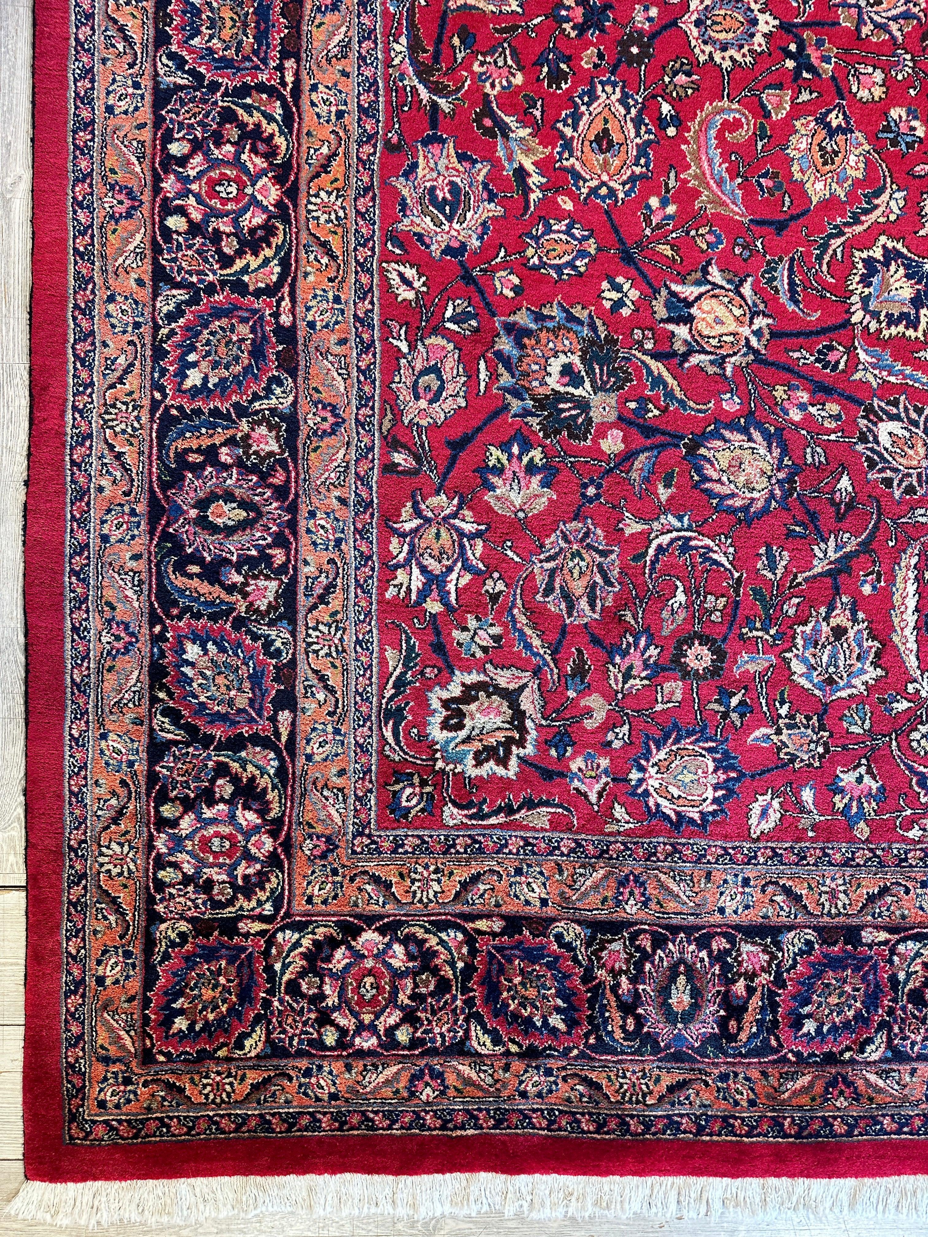 Fine Allover Persian Mashhad Rug 8’2”x11’6” Rugistan