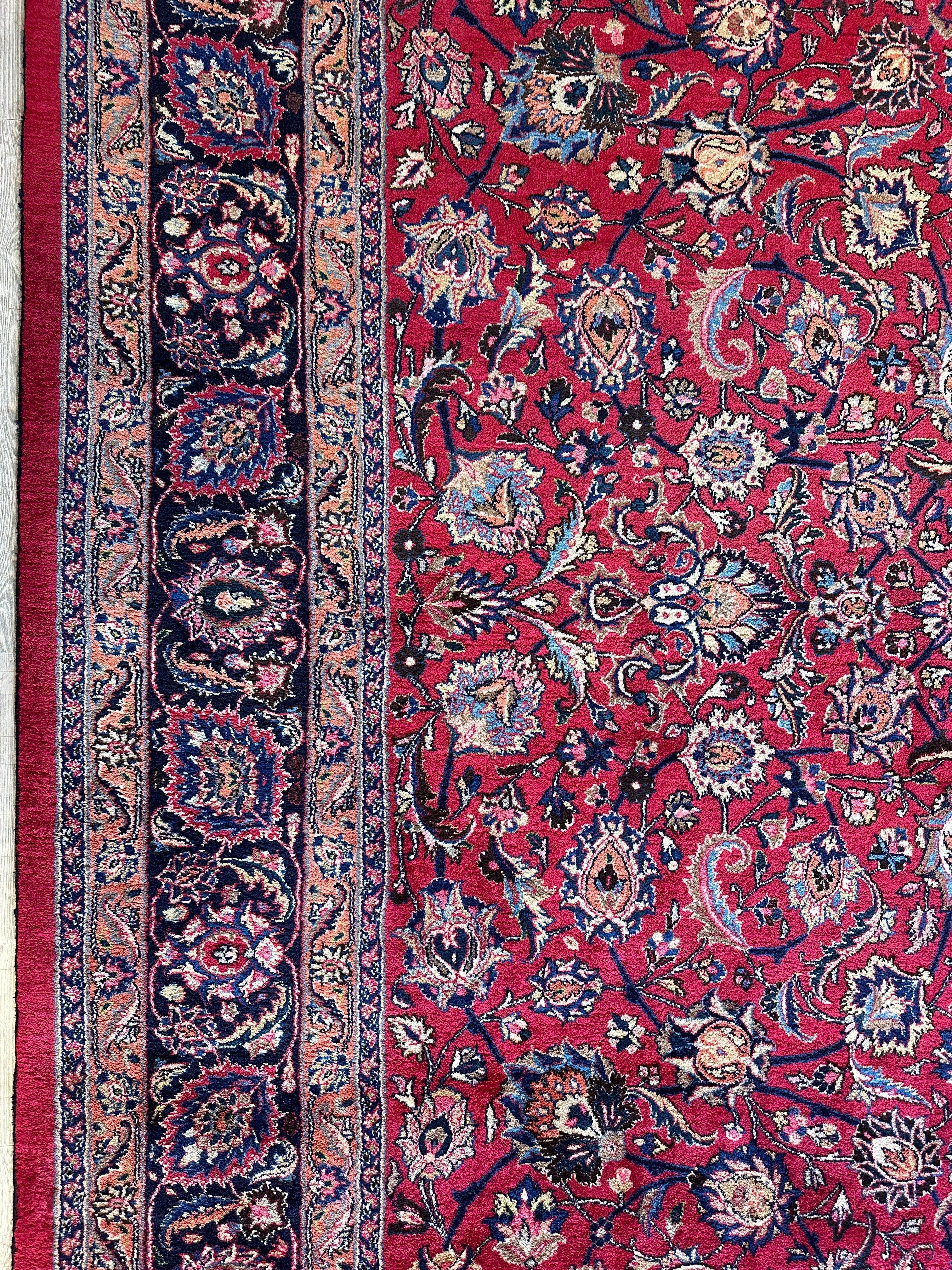 Fine Allover Persian Mashhad Rug 8’2”x11’6” Rugistan