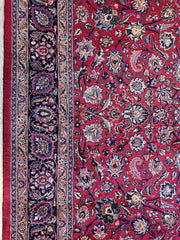 Fine Allover Persian Mashhad Rug 8’2”x11’6” Rugistan