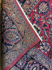 Fine Allover Persian Mashhad Rug 8’2”x11’6” Rugistan