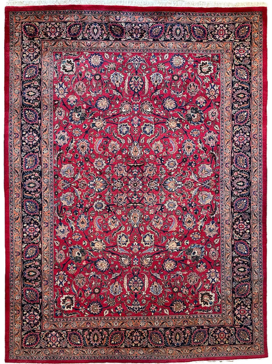 Fine Allover Persian Mashhad Rug 8’2”x11’6” Rugistan