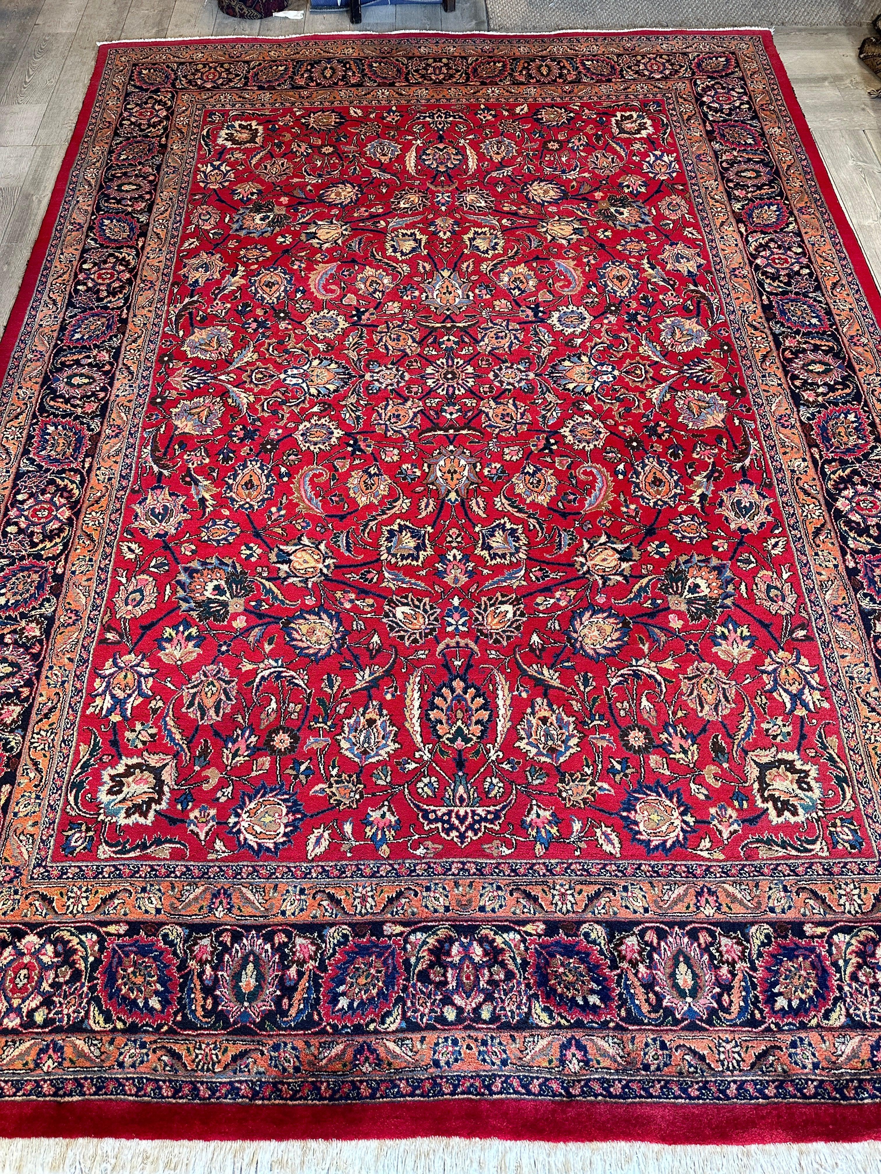 Fine Allover Persian Mashhad Rug 8’2”x11’6” Rugistan
