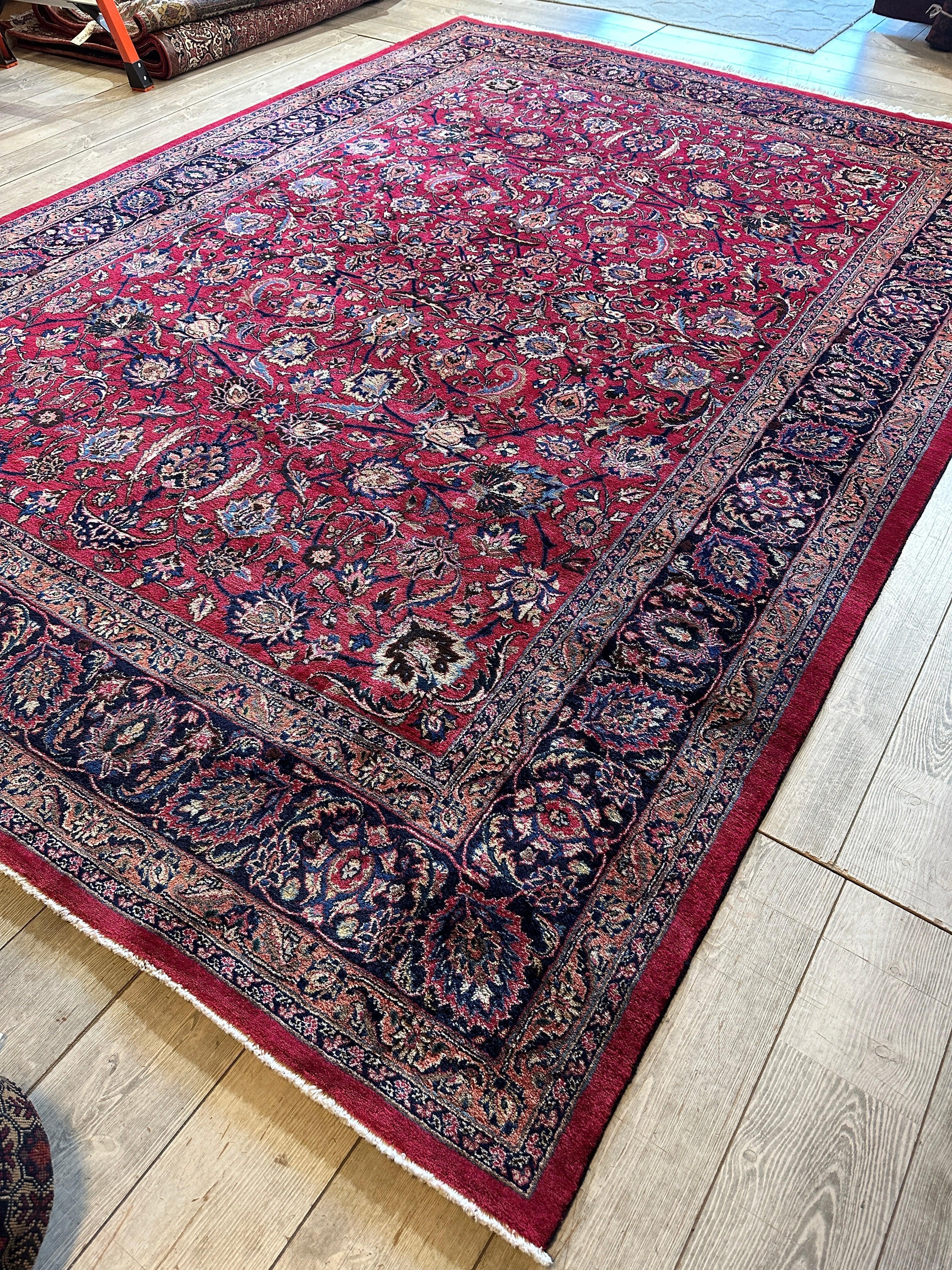 Fine Allover Persian Mashhad Rug 8’2”x11’6” Rugistan