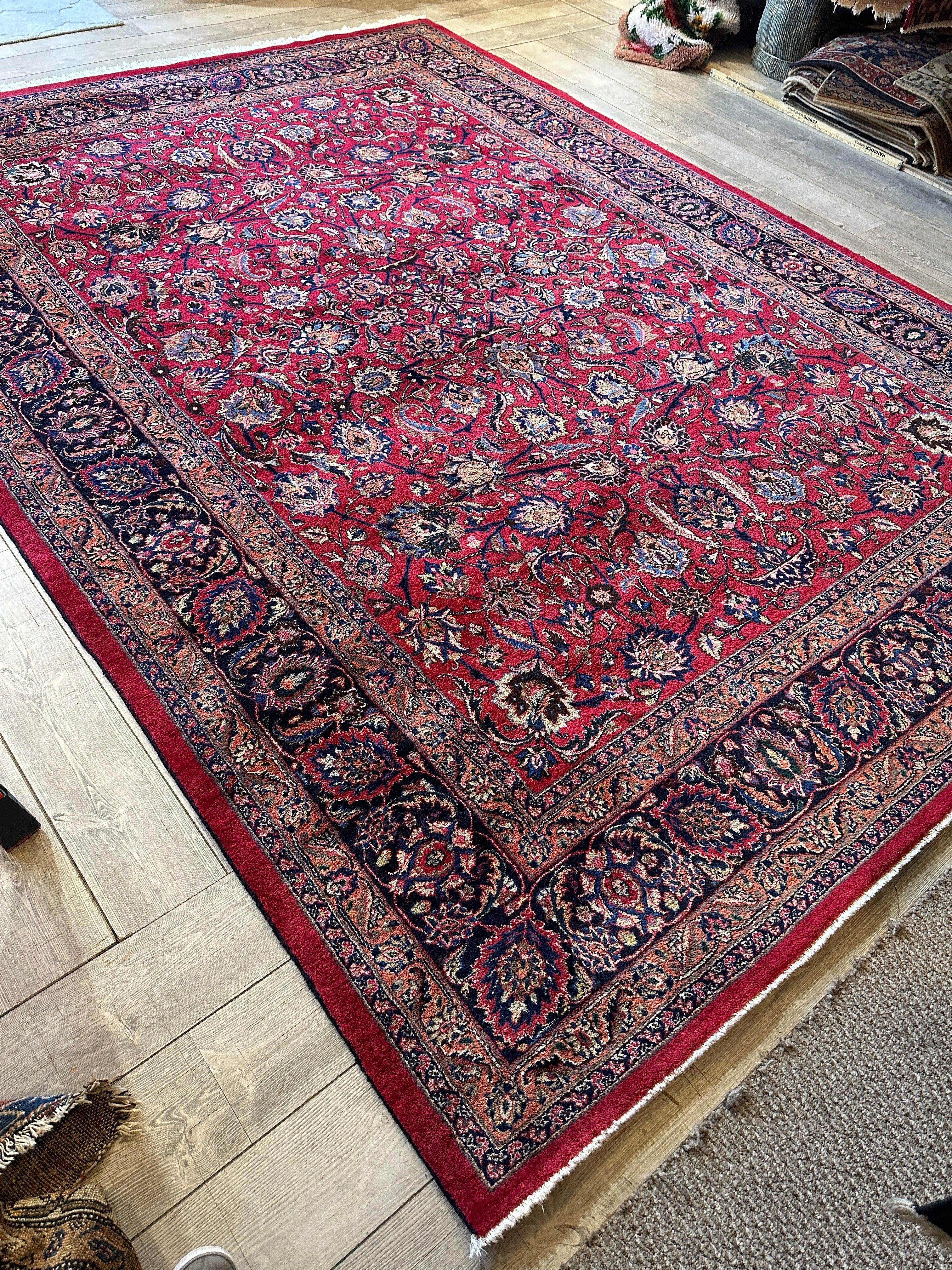 Fine Allover Persian Mashhad Rug 8’2”x11’6” Rugistan