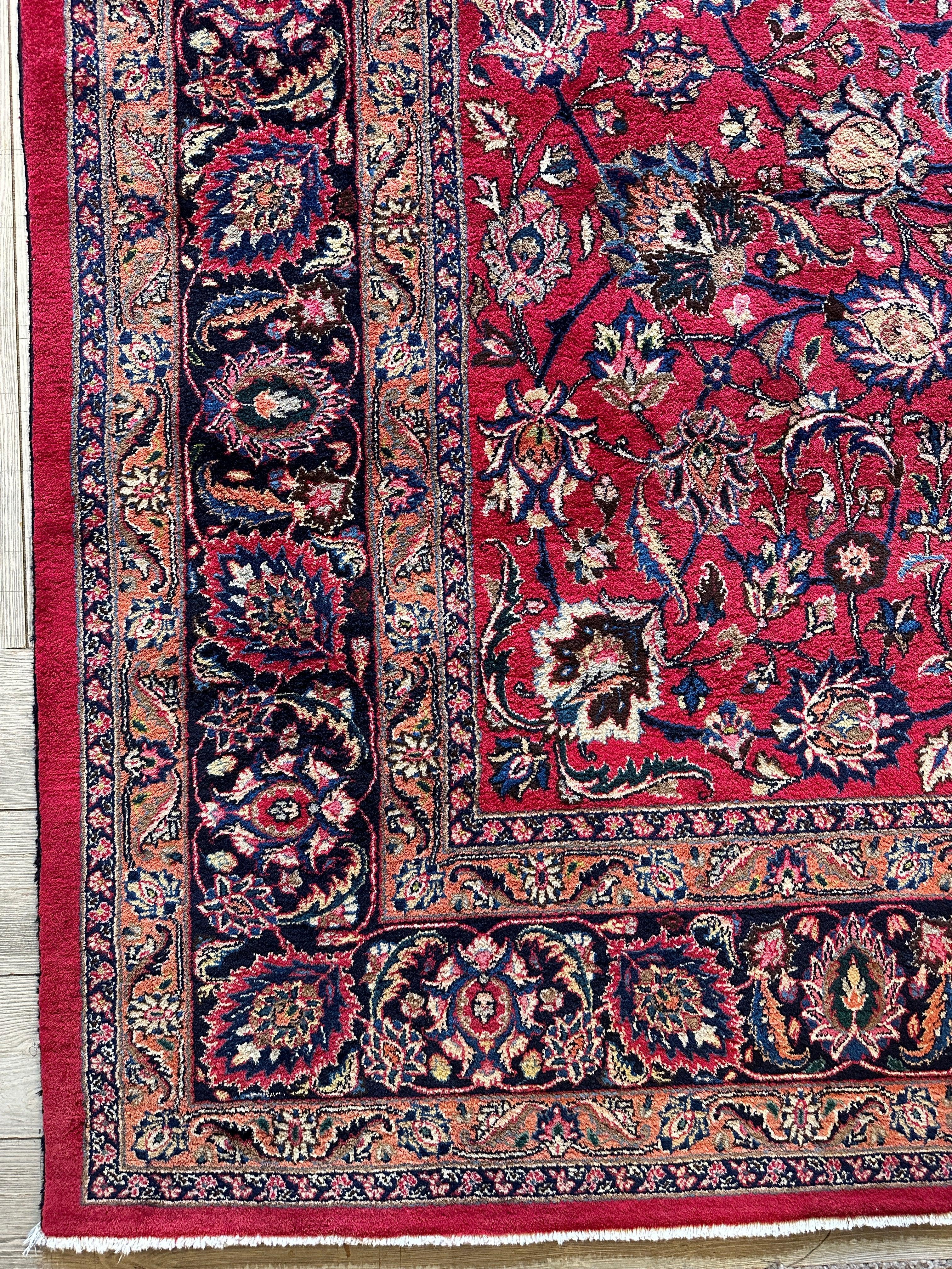 Fine Allover Persian Mashhad Rug 8’2”x11’6” Rugistan