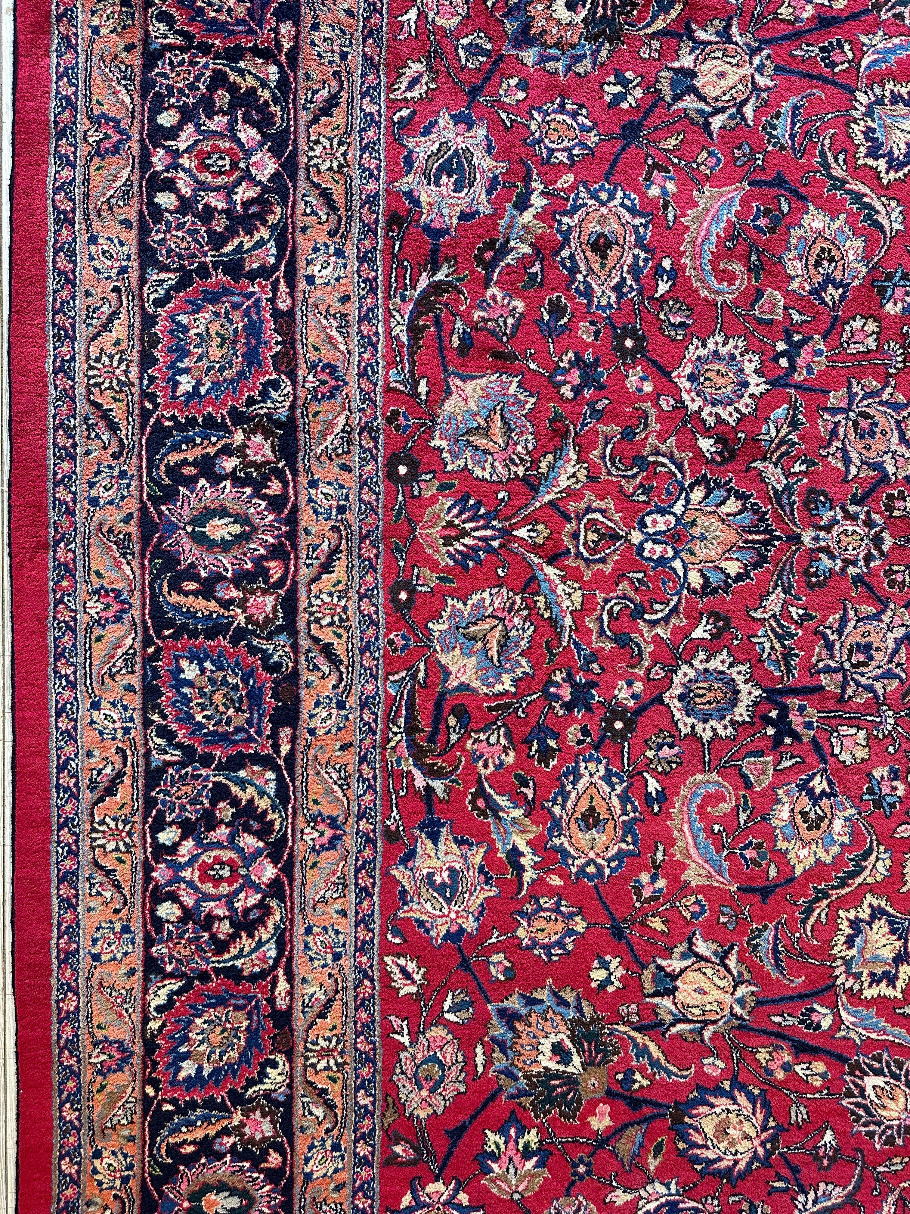 Fine Allover Persian Mashhad Rug 8’2”x11’6” Rugistan