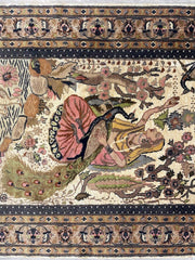 Fine Handmade Pictorial Rug 71'’ x 48'’ Rugistan