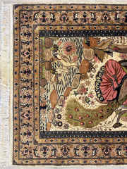 Fine Handmade Pictorial Rug 71'’ x 48'’ Rugistan