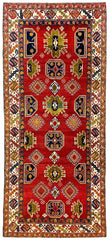 Hand-Knotted Persian Meshgin Wool Rug – 5’ x 11’ – Vintage Tribal Masterpiece Rugistan