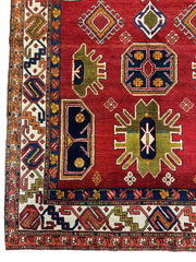 Hand-Knotted Persian Meshgin Wool Rug – 5’ x 11’ – Vintage Tribal Masterpiece Rugistan