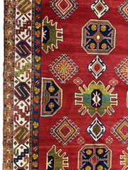 Hand-Knotted Persian Meshgin Wool Rug – 5’ x 11’ – Vintage Tribal Masterpiece Rugistan