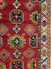 Hand-Knotted Persian Meshgin Wool Rug – 5’ x 11’ – Vintage Tribal Masterpiece Rugistan