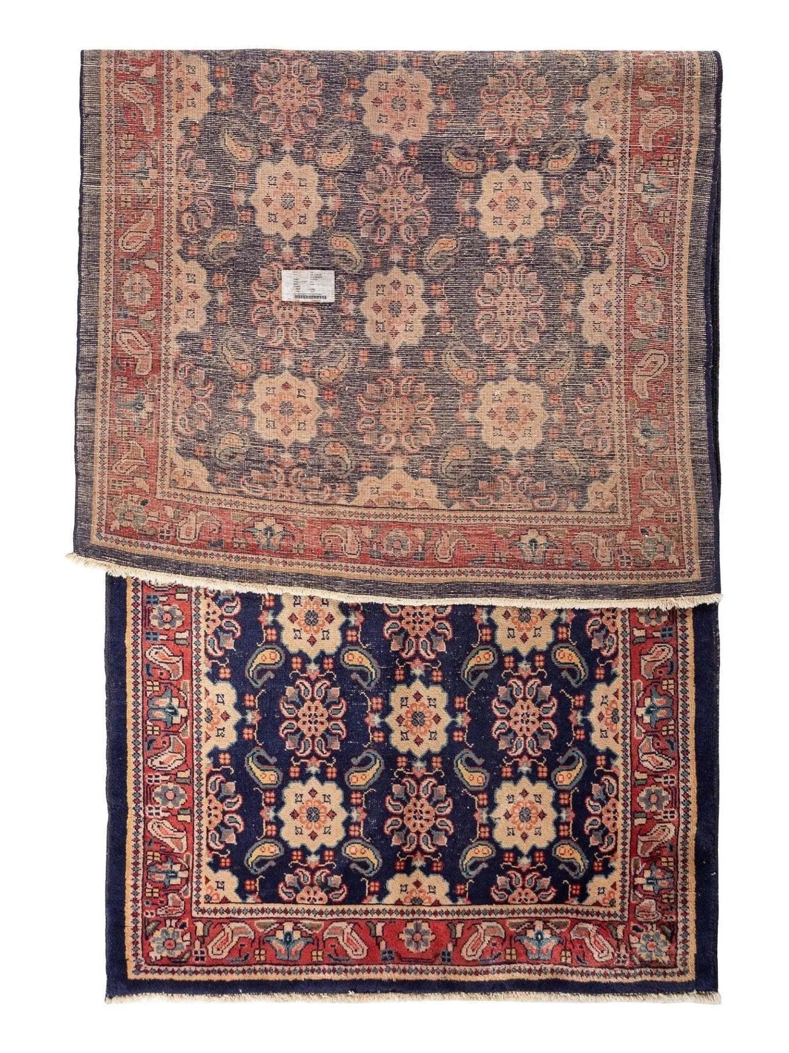 Fine Vintage Weramin Persian Runner / Area Rug 10'2'' x 4'3'' Rugistan