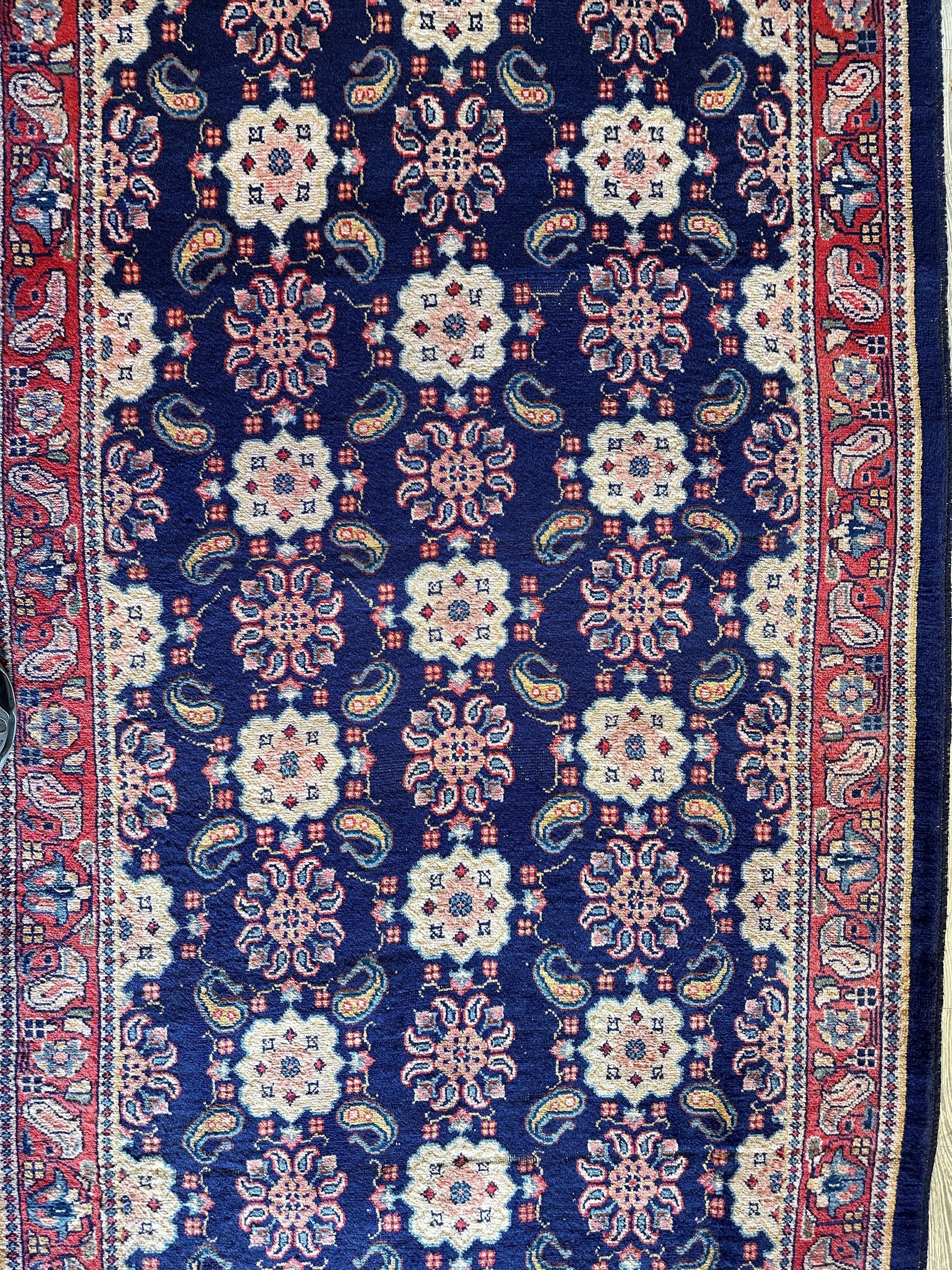 Fine Vintage Weramin Persian Runner / Area Rug 10'2'' x 4'3'' Rugistan