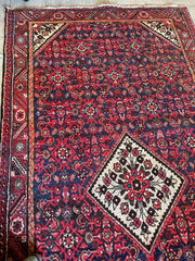 Fine Vintage Zagheh Persian Area Rug 10'4'' x 5'5'' Rugistan