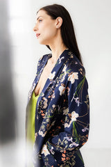 Silk Floral Design Robe Salua Lingerie