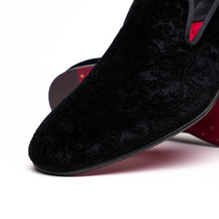10-520-BLK FORMAL II Velvet Tuxedo Shoe, Black