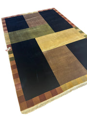 Hand Knotted Modern Wool Rug 6’2” x 9’ Rugistan