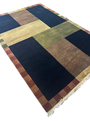Hand Knotted Modern Wool Rug 6’2” x 9’ Rugistan