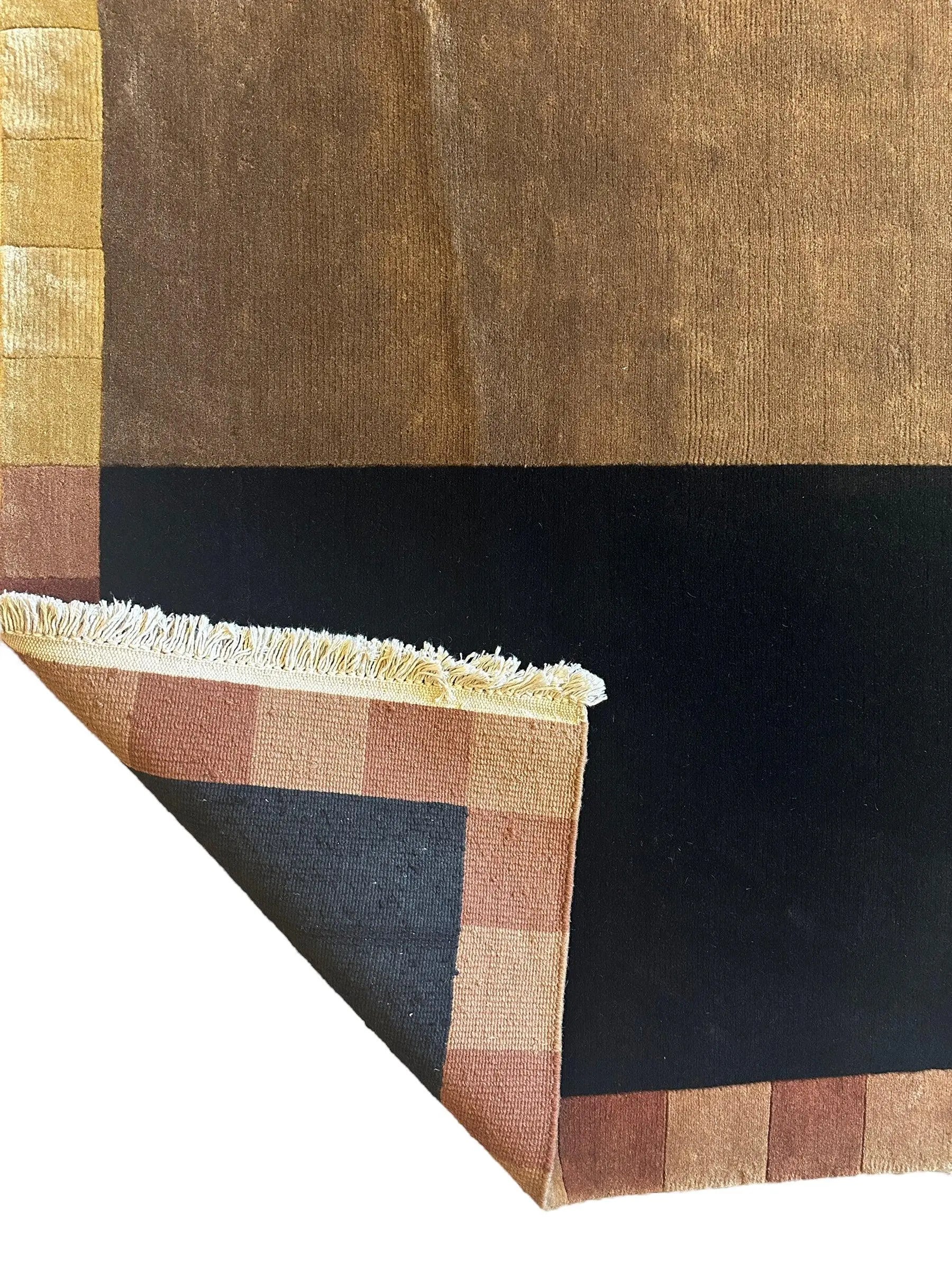 Hand Knotted Modern Wool Rug 6’2” x 9’ Rugistan