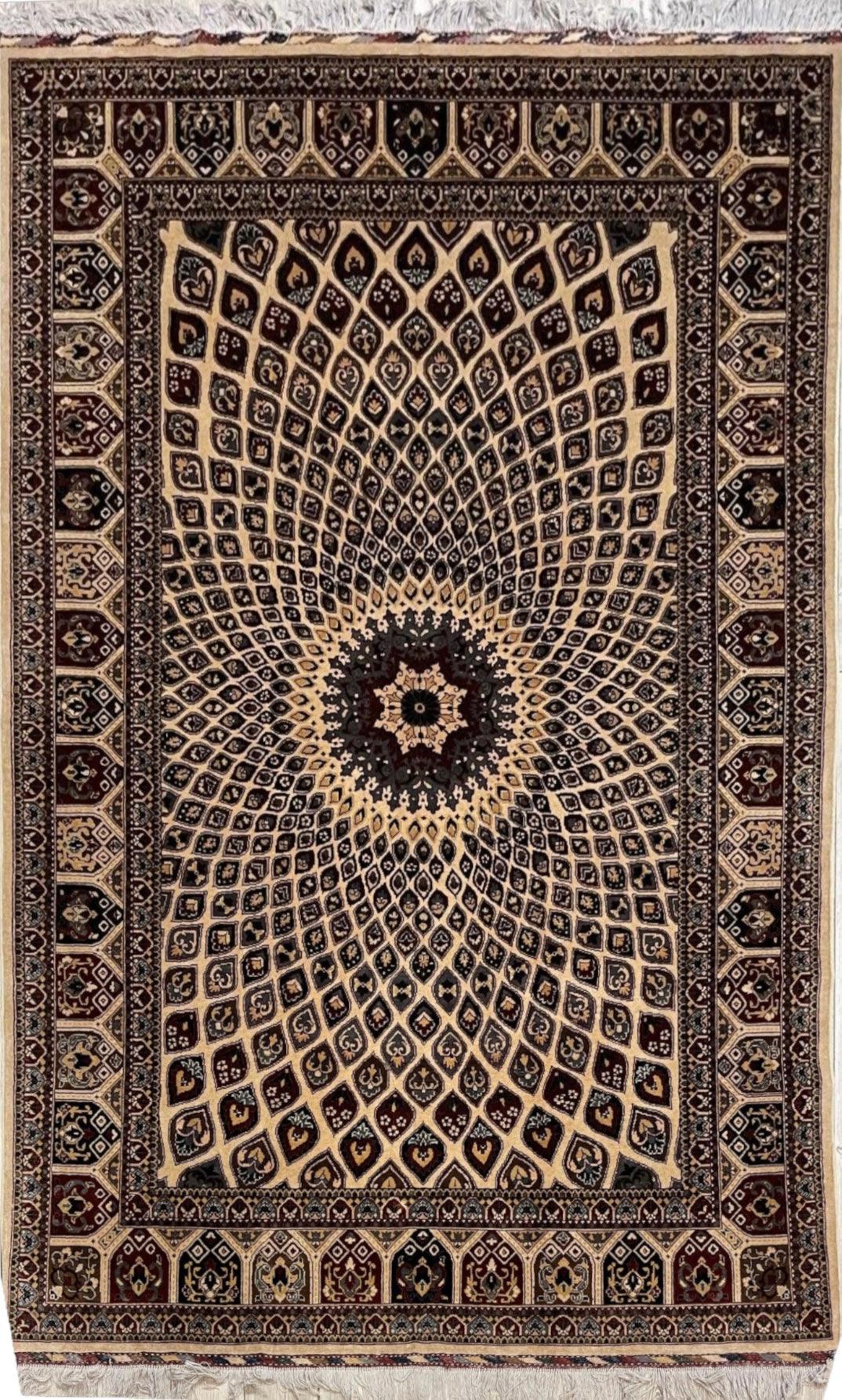 Handmade Afghani Gumbad Dome Area Rug 7x10 ft Rugistan