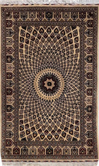 Handmade Afghani Gumbad Dome Area Rug 7x10 ft Rugistan