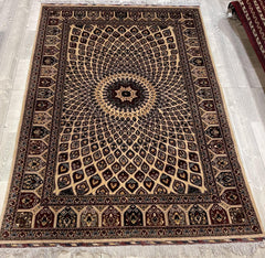 Handmade Afghani Gumbad Dome Area Rug 7x10 ft Rugistan