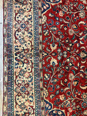 Handmade One-of-a-Kind Persian Mahal Rug - 10’ x 12’10” Rugistan