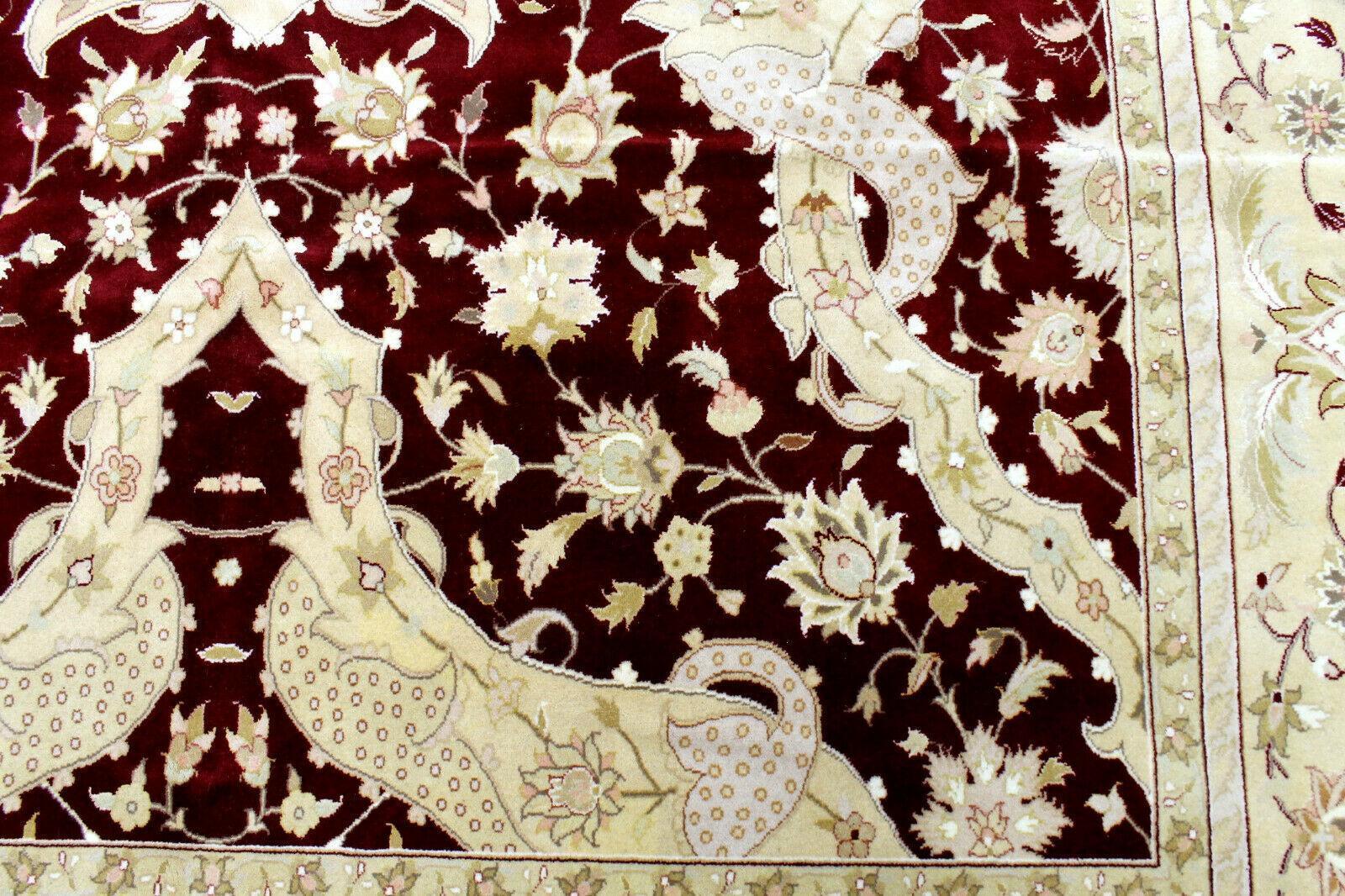 Hand-Knotted Pak-Ziegler Wool Rug – 8'7" x 11'7" – Traditional Design, Warm Earth Tones Rugistan