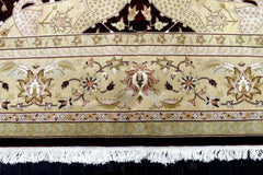 Hand-Knotted Pak-Ziegler Wool Rug – 8'7" x 11'7" – Traditional Design, Warm Earth Tones Rugistan