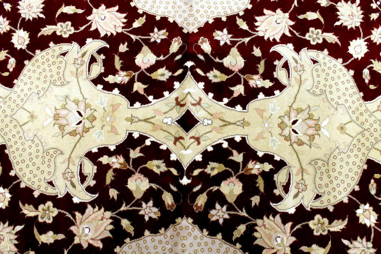 Hand-Knotted Pak-Ziegler Wool Rug – 8'7" x 11'7" – Traditional Design, Warm Earth Tones Rugistan